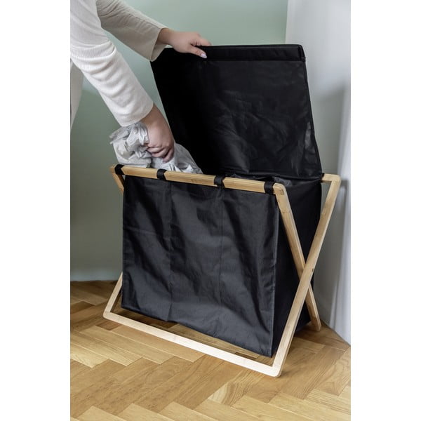 Textil szennyeskosár 93 l Ecori – Wenko-image-2