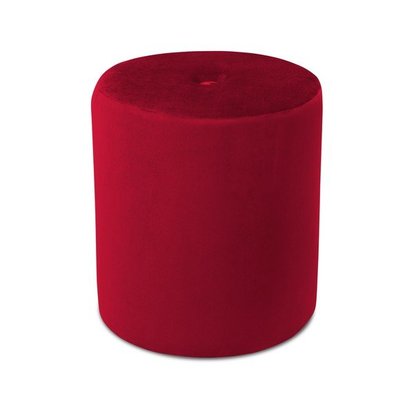 Fiore piros puff, ⌀ 40 cm - Mazzini Sofas-image-2