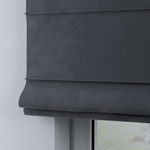 Szürke római roló 170x100 cm Posh Velvet - Yellow Tipi-image-4