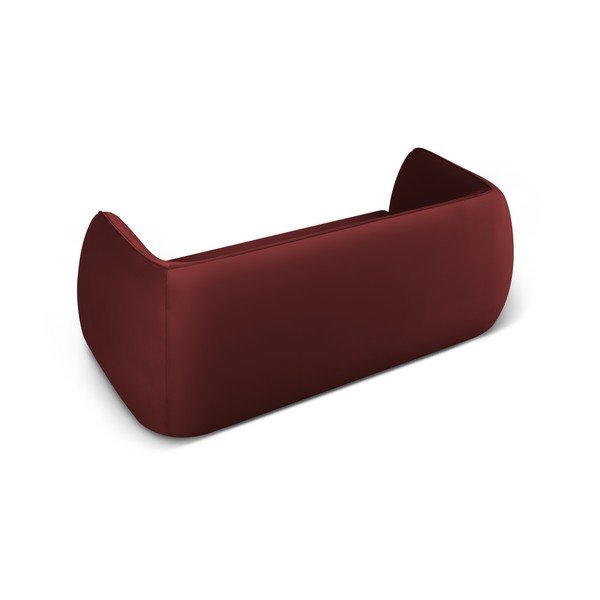 Piros bársony kanapé 190 cm Lando – Micadoni Home-image-3