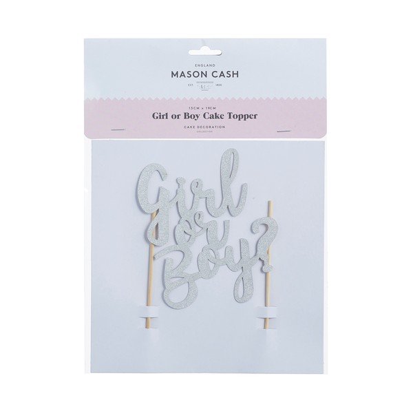 Girl Or Boy tortadíszítő felirat - Mason Cash-image-1