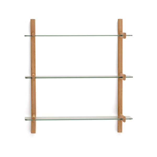 Natúr színű üveg moduláris polcrendszer 90x98x30,5 cm Sitra – Kave Home