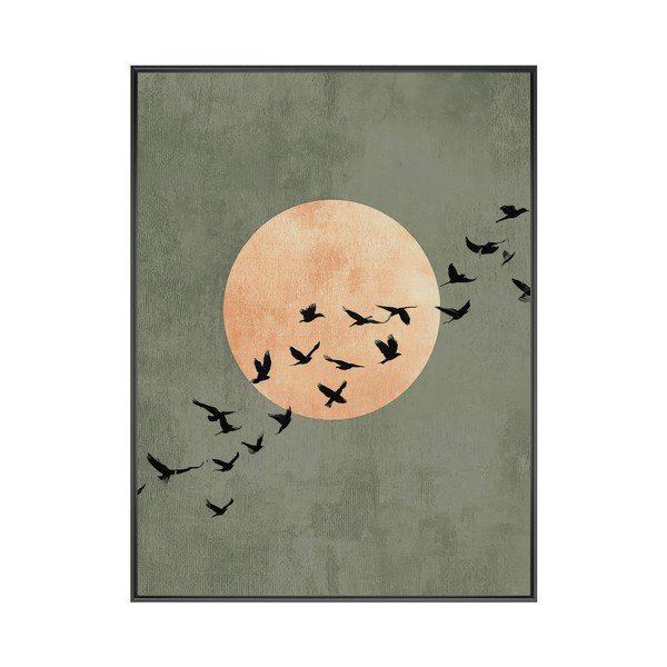 Nyomtatott keretezett kép 60x80 cm Midnight Flight – Styler