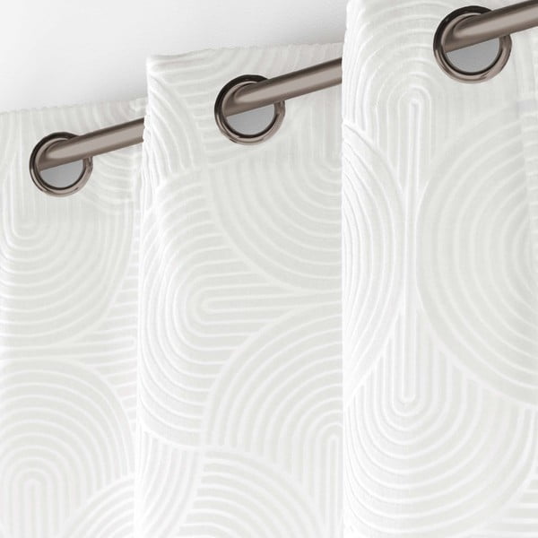 Fehér bársony függöny 135x260 cm Eva – douceur d'intérieur-image-2