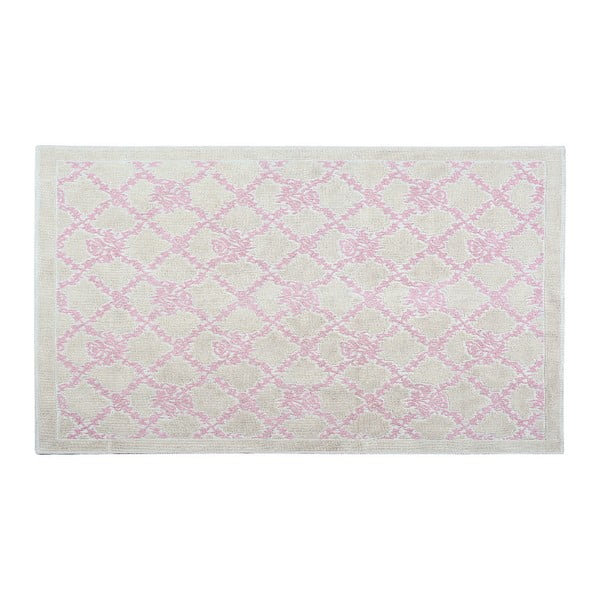 Floorist Powder krémszínű gyapotszőnyeg, 60 x 90 cm-image-2