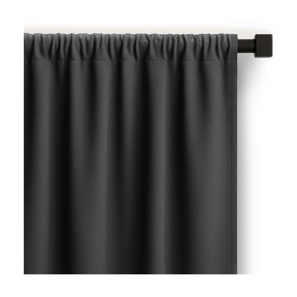 Antracitszürke dimout (részleges sötétítő) függöny 140x250 cm Carli – Restilo