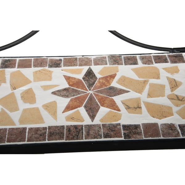 Fekete fém fali fogas polccal 42 cm Almeria – Garden Pleasure-image-3