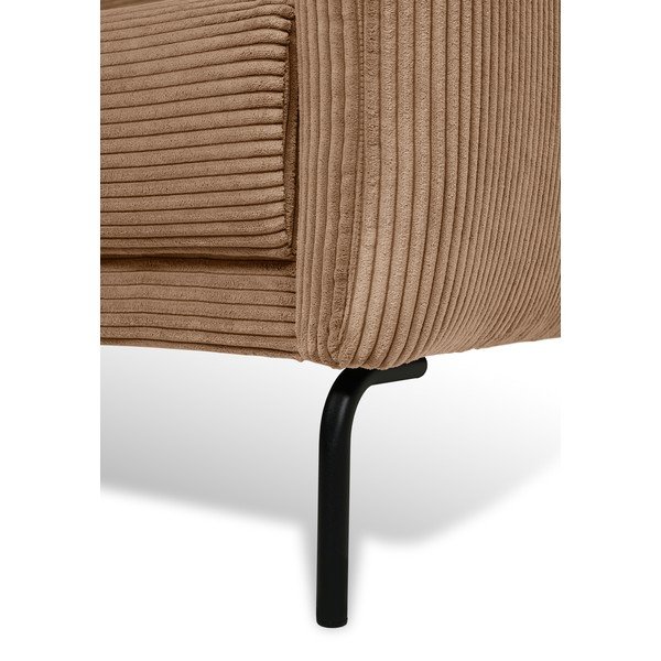 Világosbarna kordbársony kanapé 212 cm Venray – Scandic-image-4