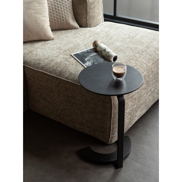 Floor fekete mangófa tárolóasztal - WOOOD-image-1