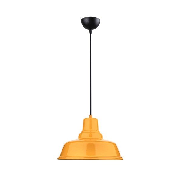 Okkersárga fém függőlámpa ø 32 cm Pawn – Squid Lighting