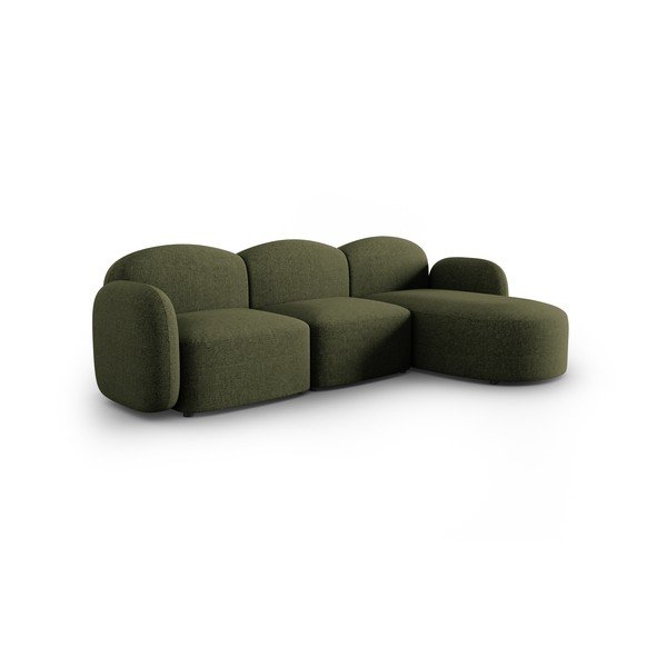 Zöld sarokkanapé (jobb oldali) Blair – Micadoni Home-image-2