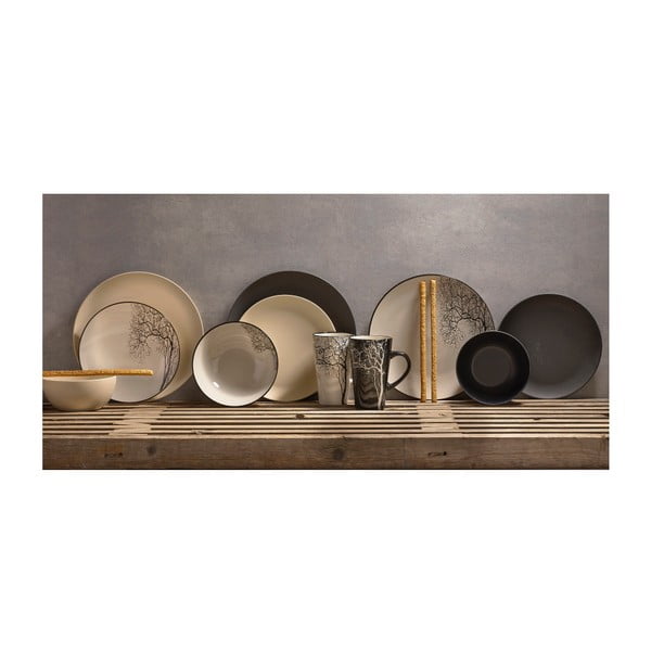 Fekete cserépbögre, 500 ml - KJ Collection-image-2