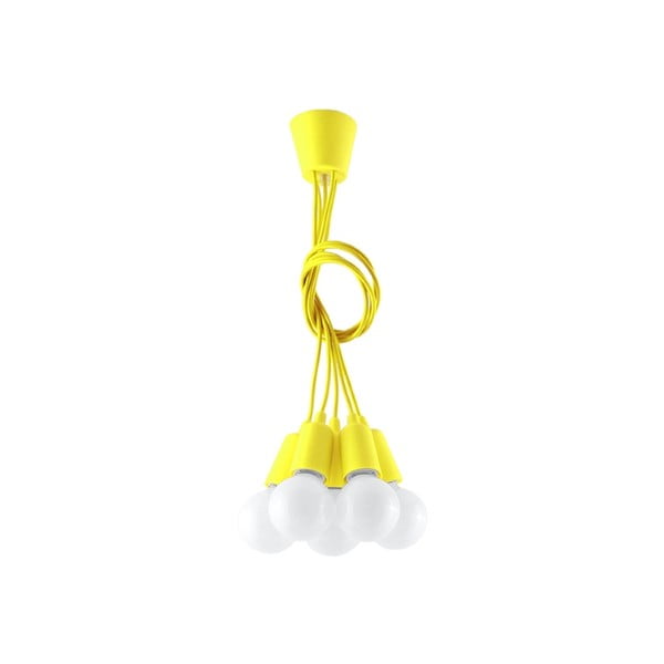 Sárga függőlámpa ø 25 cm Rene – Nice Lamps
