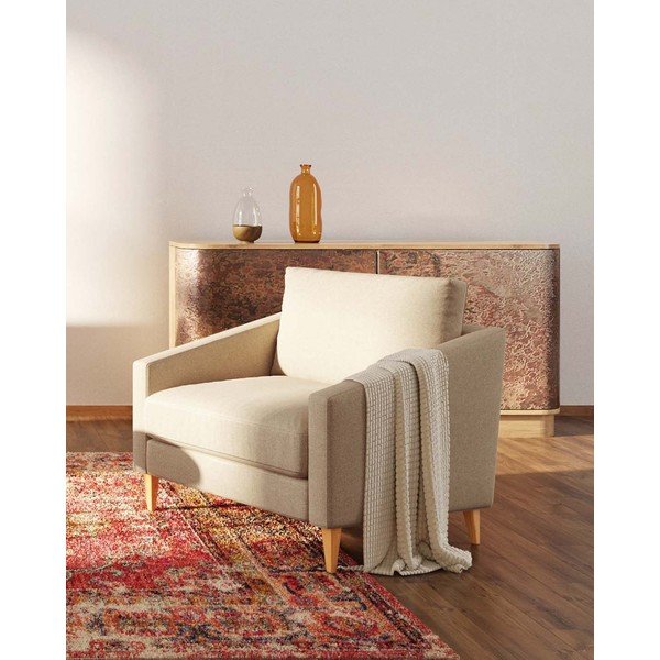 Bézs relaxációs fotel Karoto – Ame Yens-image-1