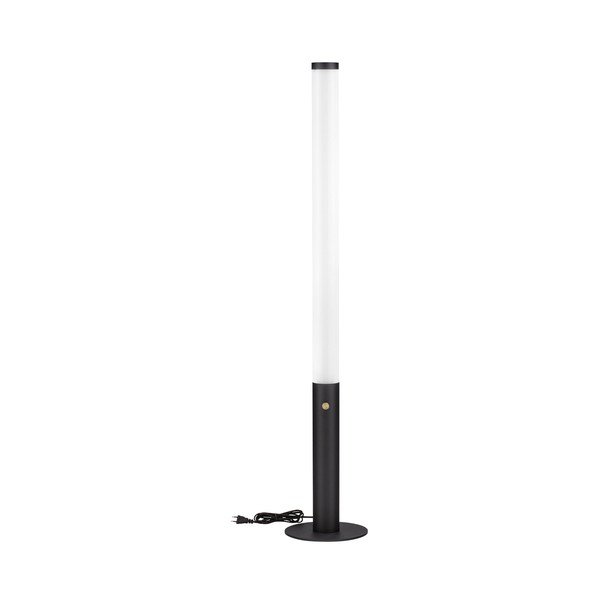 Matt fekete acél LED dimmelhető állólámpa akrilüveg búrával (magasság 141 cm) Glaze – Nova Luce