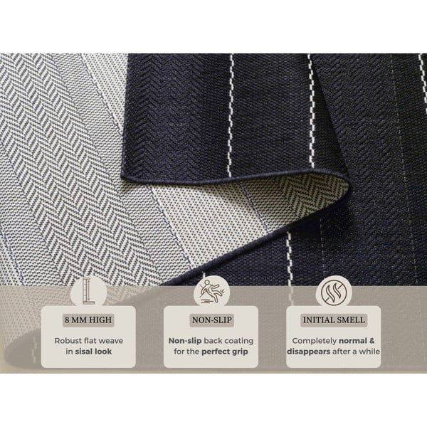 Sunshine fekete kültéri szőnyeg, 200 x 290 cm - Hanse Home-image-4