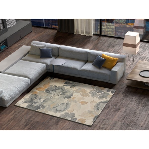 Szürke-bézs szőnyeg 80x150 cm Flores Sunset – Universal-image-1