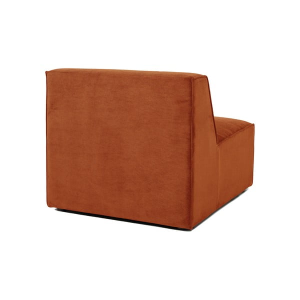 Sting narancssárga kordbársony középső kanapé modul - Scandic-image-3