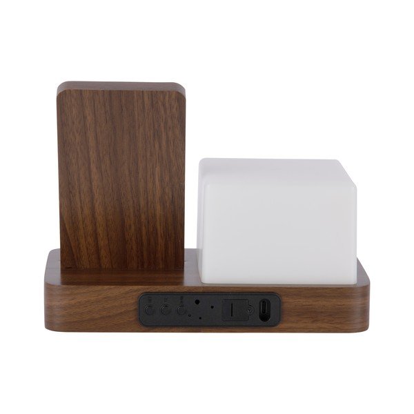 Digitális-asztali ébresztőóra vezeték nélküli töltővel Retro LED Night Light – Karlsson-image-4