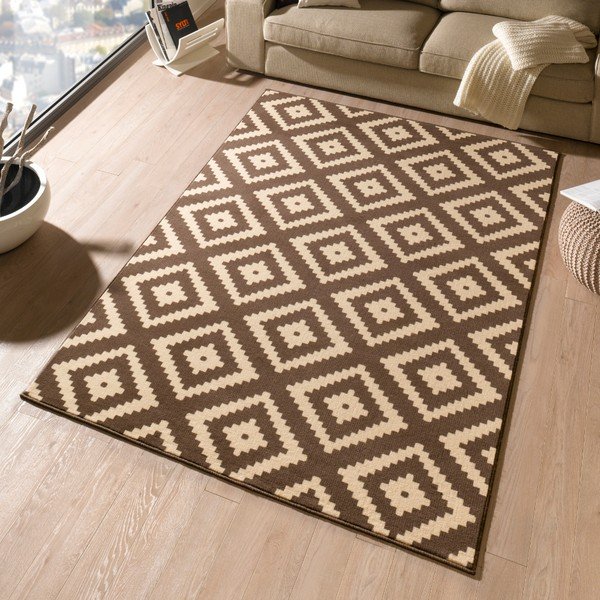 Barna szőnyeg 200x290 cm Diamond – Hanse Home-image-1