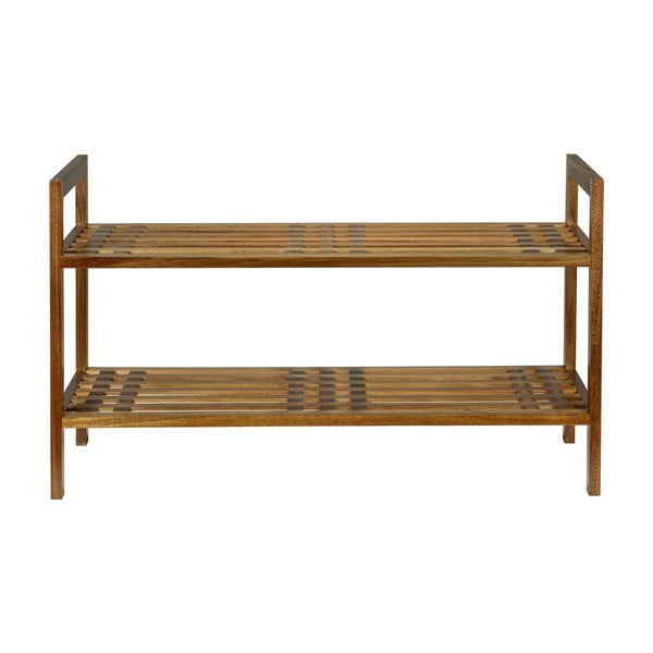 Natúr színű akácfa cipőtartó állvány 69x40,5x27 cm Fondi – Wenko-image-3