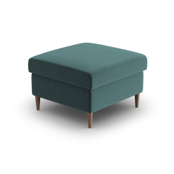 Petróleum színű bársony lábtartó Kyoto – Cosmopolitan Design-image-2