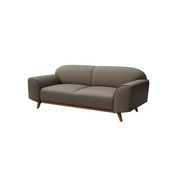 Világosbarna bőr kanapé 193 cm Nesbo – MESONICA-image-2