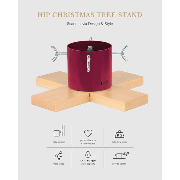 Hip ezüstszínű karácsonyfatalp - Tree Nest-image-2