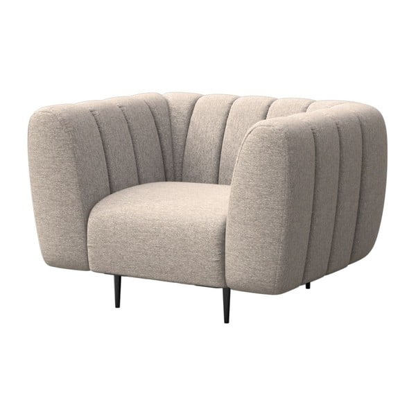 Bézs fotel Shel – Ghado-image-2