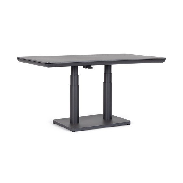 Alumínium kerti étkezőasztal 80x140 cm Miguel – Bizzotto-image-3