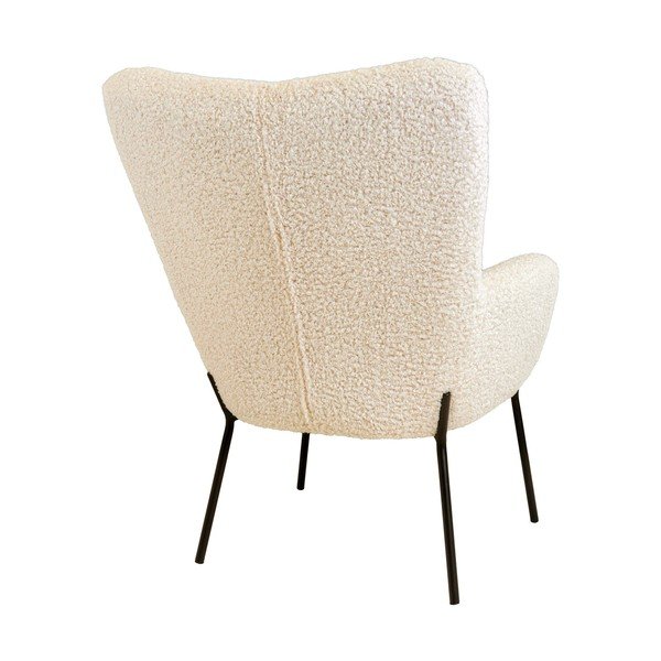 Krémszínű műszőrme fotel Glasgow – Bonami Essentials-image-4