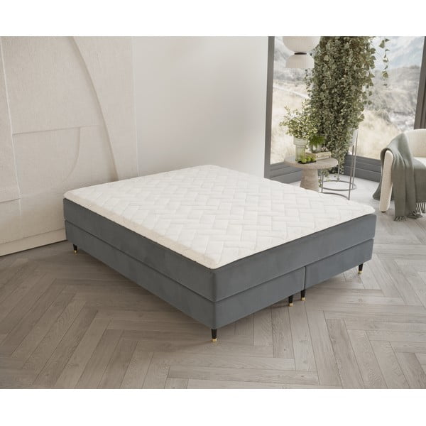 Közepes keménységű hab topper fedőmatrac 140x200 cm Latex – Maison de Rêve-image-1