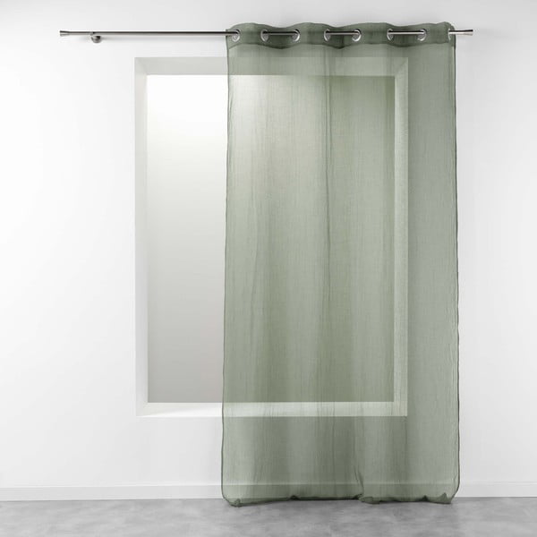 Khaki átlátszó függöny 140x280 cm Telma – douceur d'intérieur