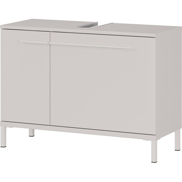 Krémszínű matt mosdó alatti szekrény 80x59 cm Laurino – Germania