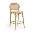 Natúr színű tölgyfa bárszék (ülésmagasság 65 cm) Doriane – Kave Home