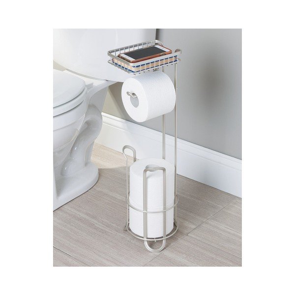 York WC-papír tartó állvány telefontartóval - InterDesign-image-2