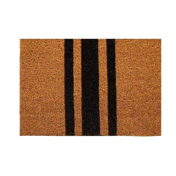 Kókuszrost lábtörlő 55x125 cm Black Stripe – Premier Housewares-image-2