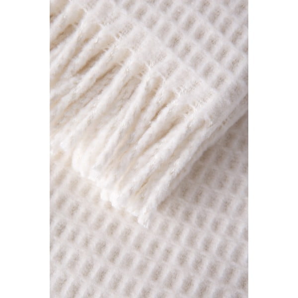Waffel krémszínű pléd, 140 x 180 cm-image-2