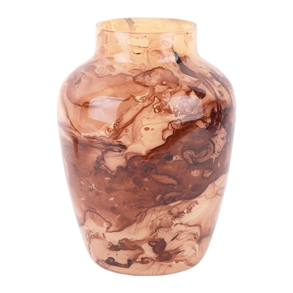 Barna üveg váza Blended  – PT LIVING