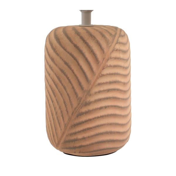 Téglavörös-krémszínű asztali lámpa textil búrával (magasság 39 cm) – Casa Selección-image-2