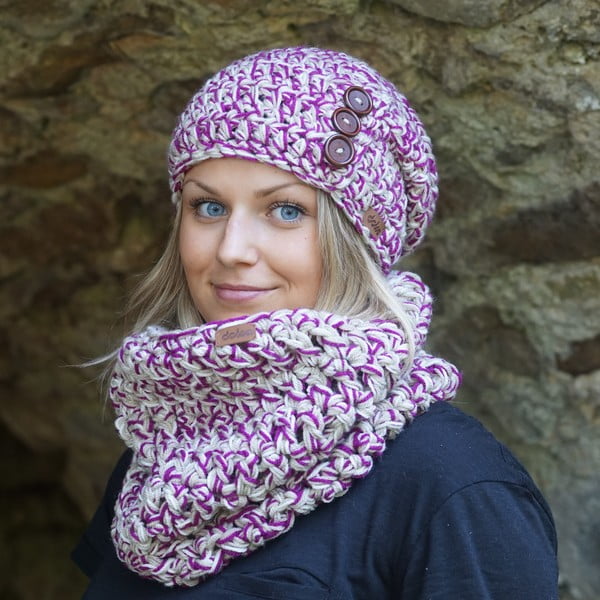 Nature kézzel horgolt csősál - DOKE-image-1