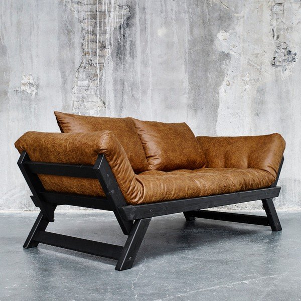 Vintage Bebop Black/Cognac kanapé - Karup-image-3
