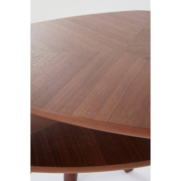 Tárolóasztal szett 2 db-os diófa dekorral 55x56 cm Tulua – Jotex-image-4