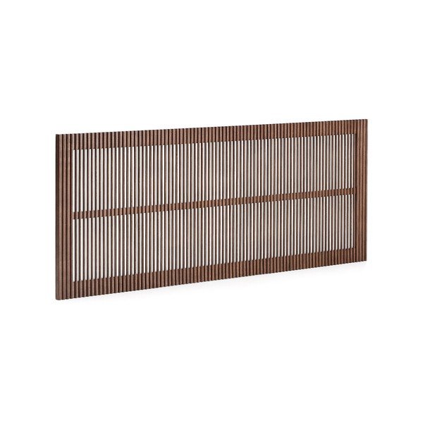 Sötét natúr színű kőrisfa ágytámla 175x70 cm Beyla – Kave Home