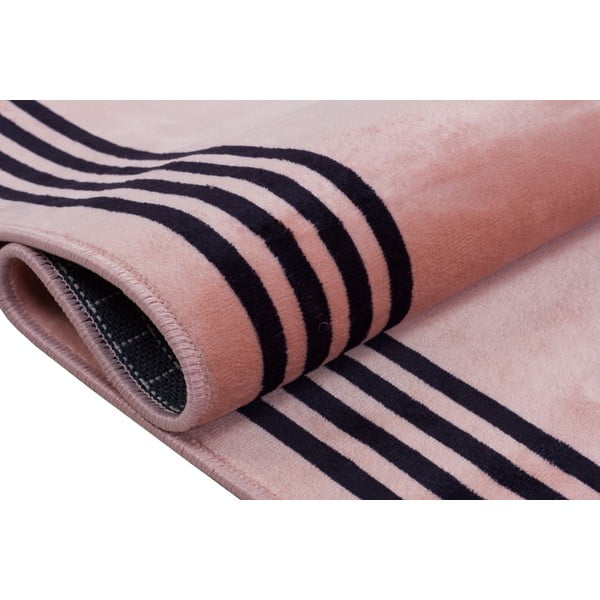 Rózsaszín mosható futószőnyeg 300x100 cm - Vitaus-image-3