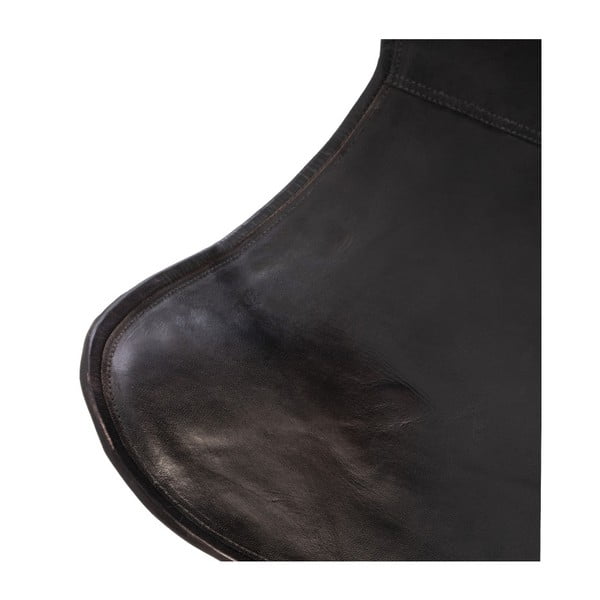 Farfalla fekete bőr pillangó alakú szék - sømcasa-image-1