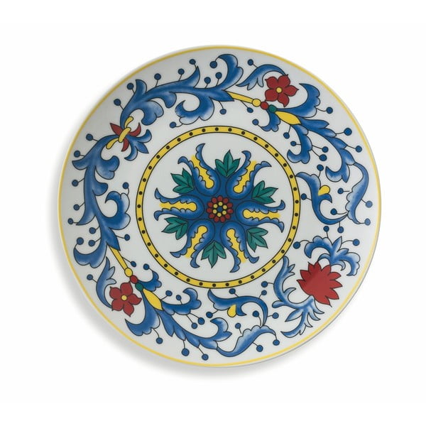 Renaissance 18 db-os színes porcelán és agyagkerámia étkészlet - VDE Tivoli 1996-image-4