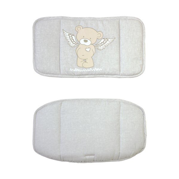 Szürke etetőszék huzat Heartbreakerbär – Roba