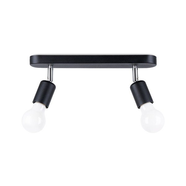 Fekete fém mennyezeti lámpa ø 6 cm Brando – Sollux