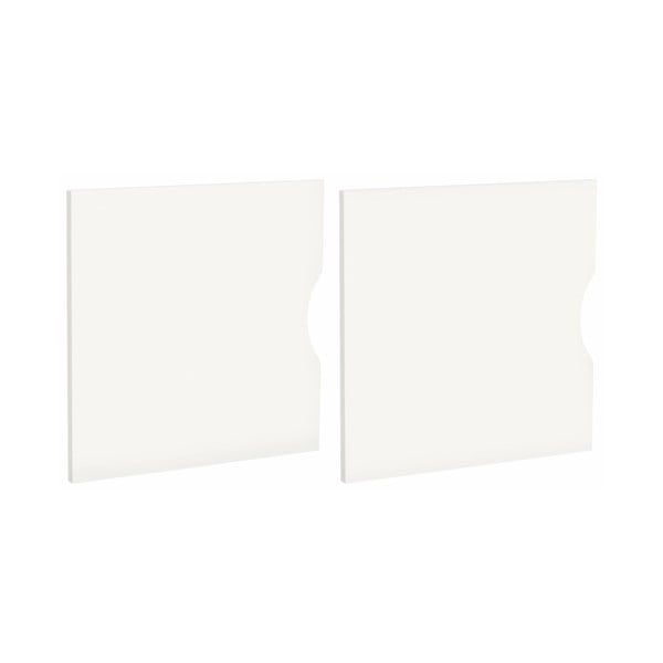 Kiera fehér ajtókészlet polchoz, 2 részes, 33 x 33 cm - Støraa